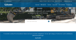 Desktop Screenshot of centralen.se